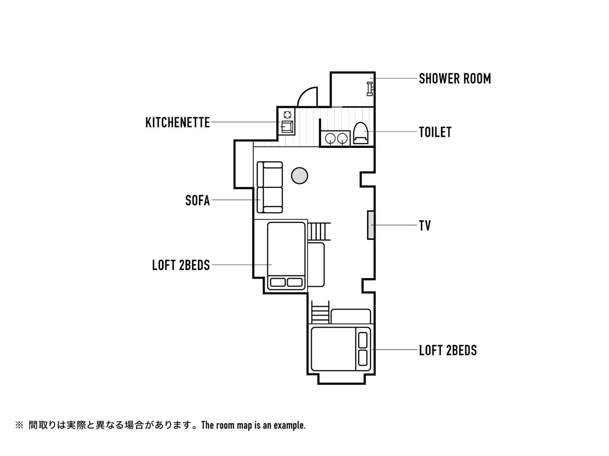 Mizuka Daimyo 4 - Unmanned Hotel - Fukuoka  Ruang foto